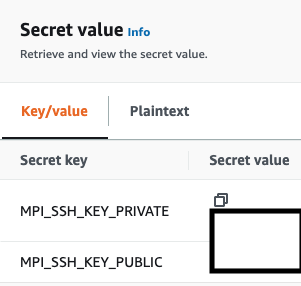SecretsManager Name Value