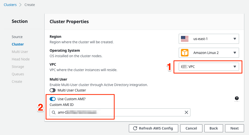 PCluster Manager CloudFormation Stack